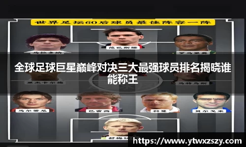 全球足球巨星巅峰对决三大最强球员排名揭晓谁能称王